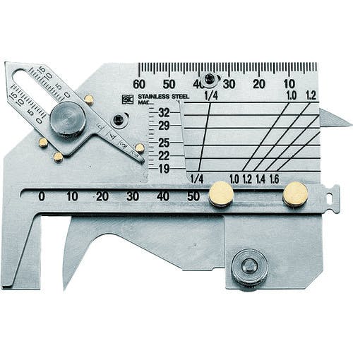 新潟精機 SK 日本製 溶接ゲージ WGU-7M - ゲージ・コンパス