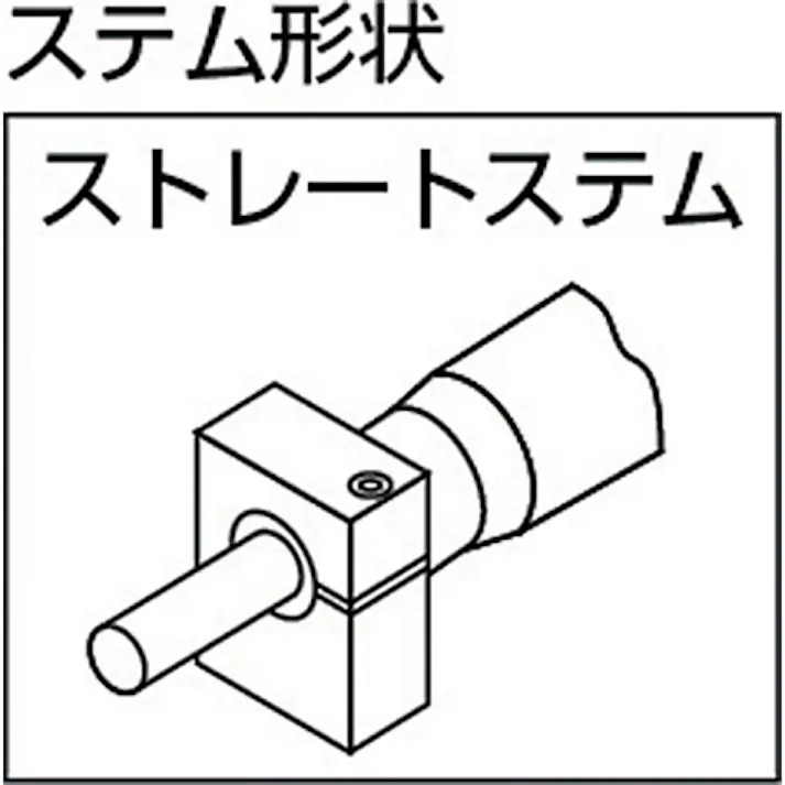 【CAINZ-DASH】新潟精機 マイクロメータヘッド 測定範囲0~6.5mm ストレートステム 先端平面 1001-050【別送品】