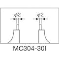 【CAINZ-DASH】新潟精機 インサイドマイクロメータ MC304-30I【別送品】