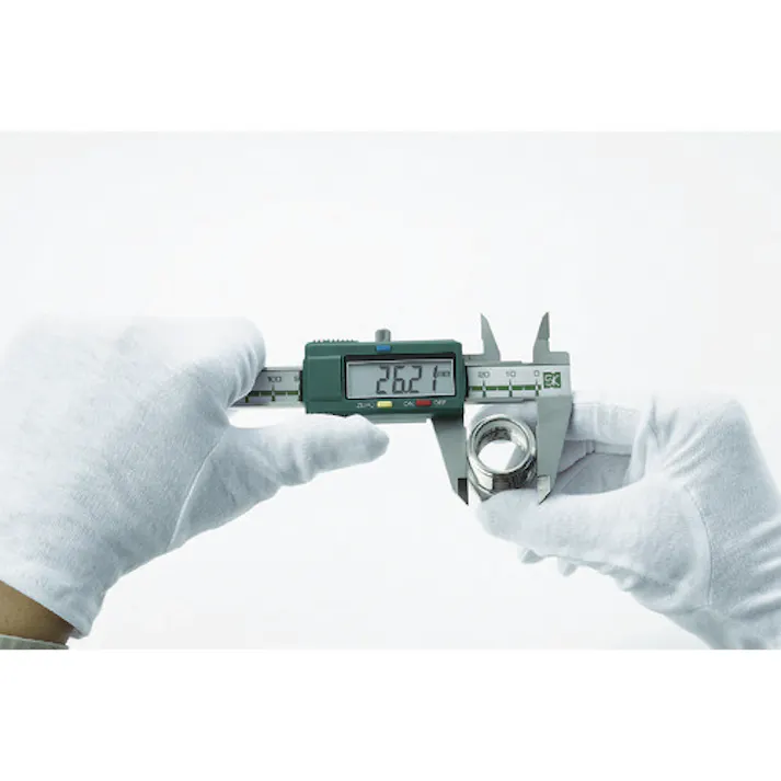 【CAINZ-DASH】新潟精機 左勝手デジタルノギス 150mm D-150HL【別送品】