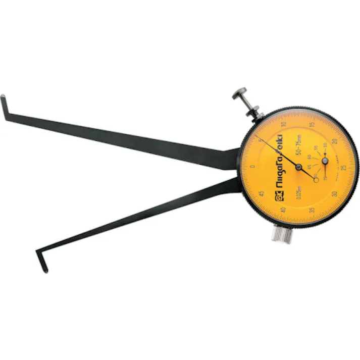 【CAINZ-DASH】新潟精機 ダイヤルキャリパゲージ(内側) 測定範囲50~75mm BI-5【別送品】