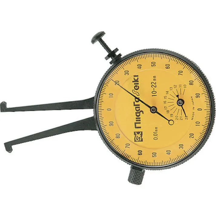 【CAINZ-DASH】新潟精機 ダイヤルキャリパゲージ(内側) 測定範囲10~22mm AI-2【別送品】