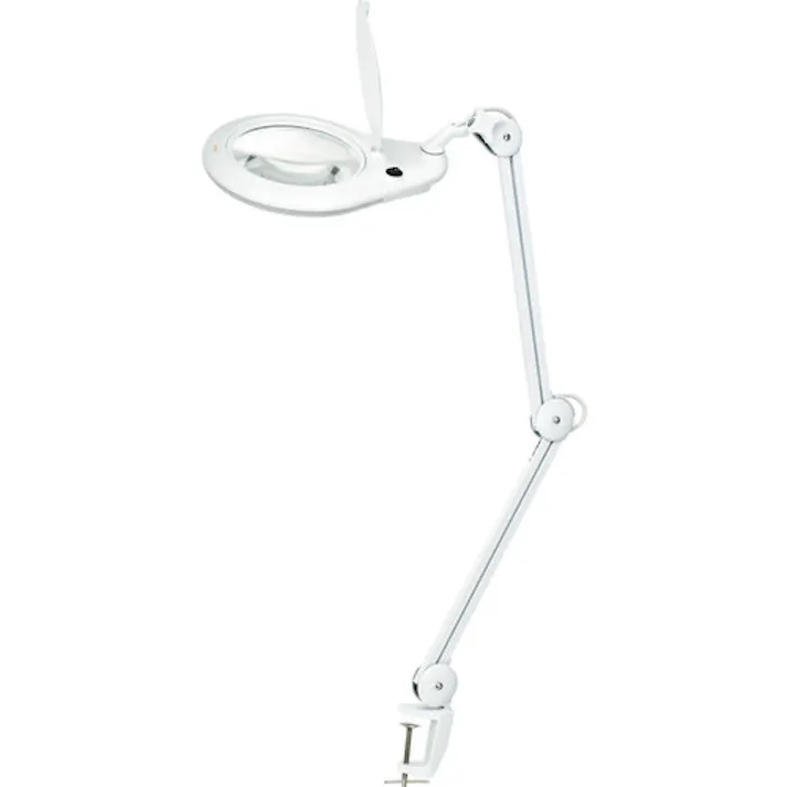 【CAINZ-DASH】新潟精機 アーム式LED拡大鏡 2倍 Φ170mm LS2-175A【別送品】