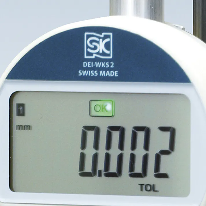 【CAINZ-DASH】新潟精機 デジタルSラインインジケータ 公差設定機能付タイプ 最小表示値0.001 DEI-WKS2【別送品】