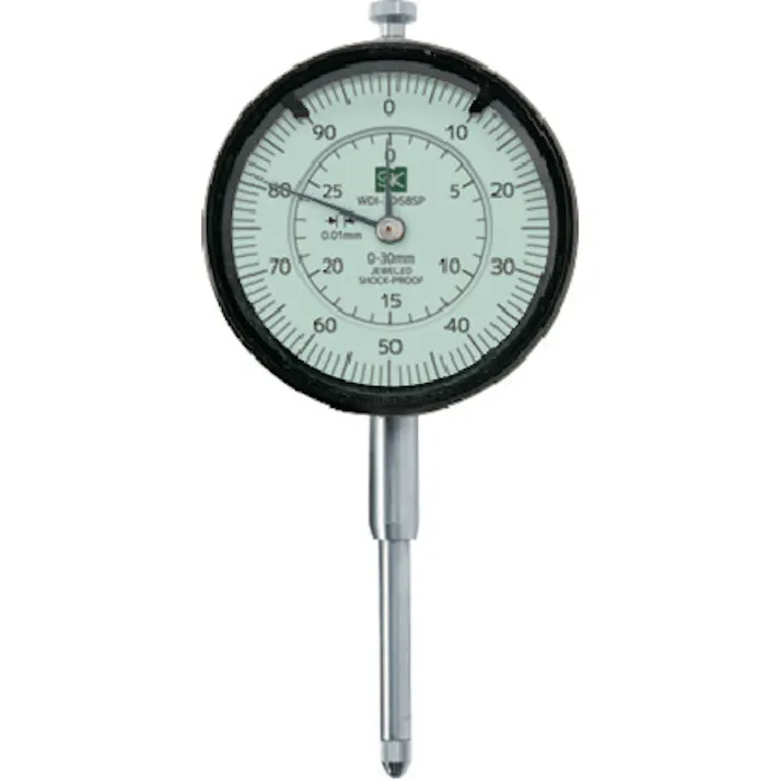 【CAINZ-DASH】新潟精機 ロングストロークダイヤルゲージ 測定範囲30mm WDI-3058SP【別送品】