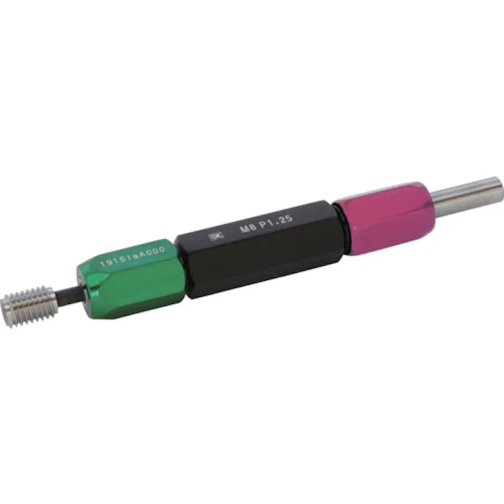 【CAINZ-DASH】新潟精機 ねじ下穴確認ゲージ(マイナス確認用) 止 M8×1.25 GP2N-08125【別送品】