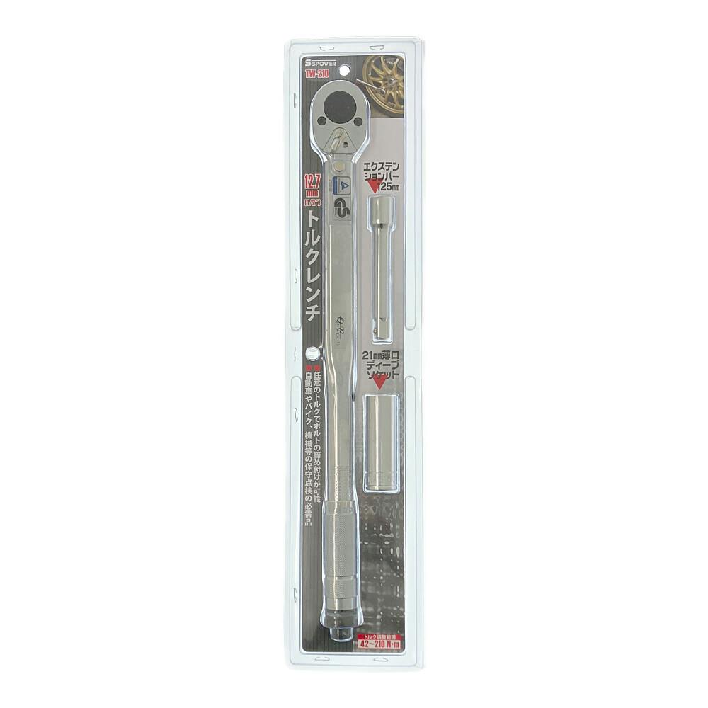 パオック PAOCK SSPOWER トルクレンチ 12.7mm角 TW-210【別送品