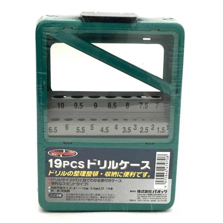 パオック PAOCK Bosun ボースン 19PCSドリルセットケース