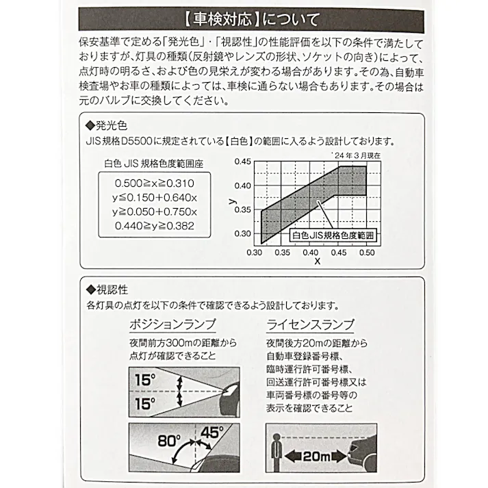 POLARG LED PREMIUMポジション・ライセンス・ルームランプ 12V T10 60lm 6700K