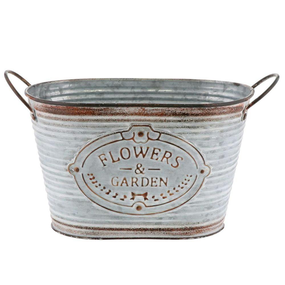 オーバルポット ライン フラワーガーデン S