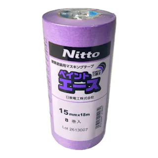 日東電工 建築塗装用マスキングテープ ペイントエース No.720A 幅15mm×長さ18m 8巻入