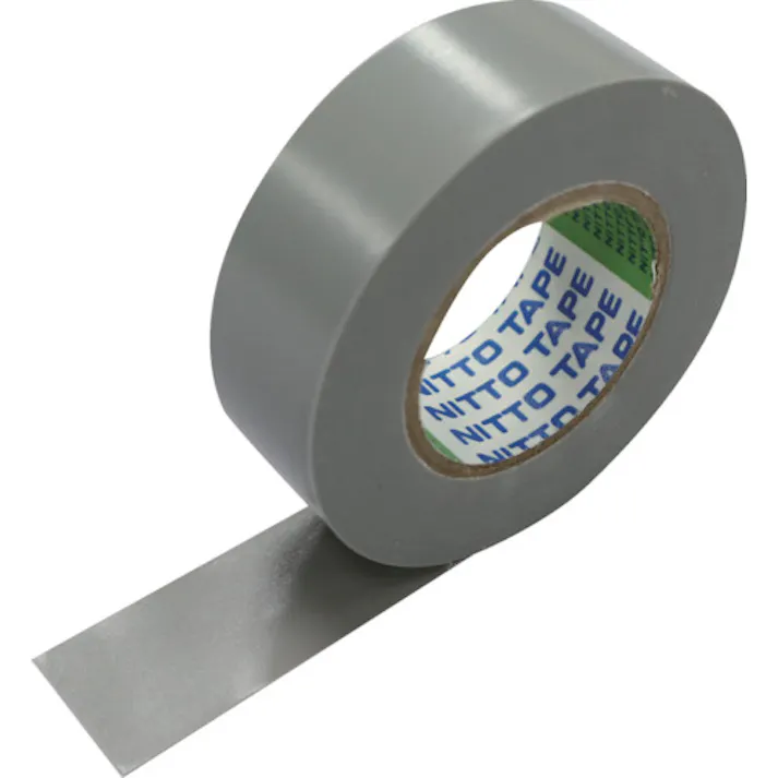 【CAINZ-DASH】日東電工 脱鉛タイプビニールテープNo.21S 0.2mm×50mm×20m 灰 4巻入り 21-50GY【別送品】