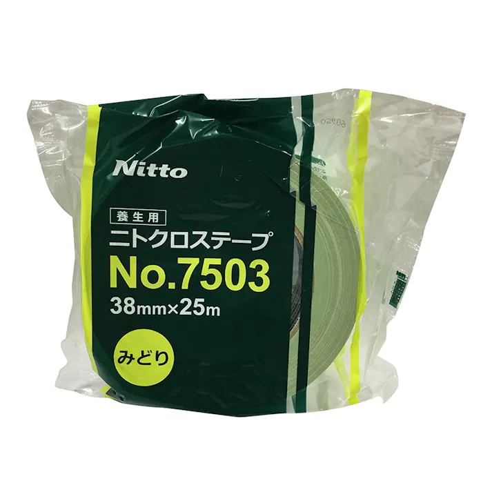 日東電工 ニトクロステープ #7503 緑 幅38mm×長さ25m