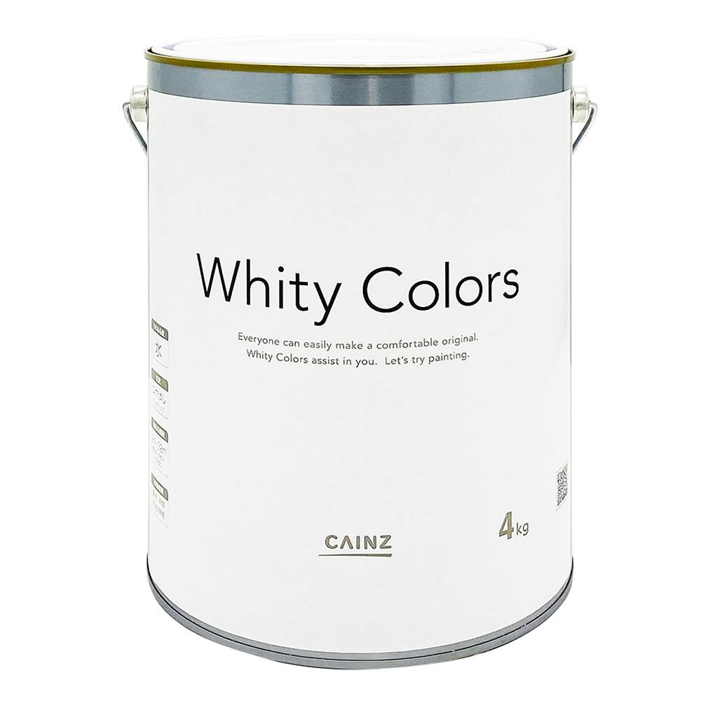 室内用塗料 ホワイティカラーズ 調色品 グラファイトグレー 4kg