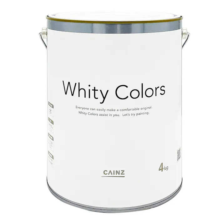 室内用塗料 ホワイティカラーズ 調色品 グレイッシュピンク 4kg
