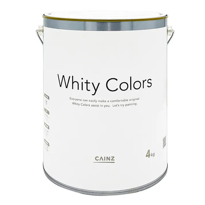 室内用塗料 ホワイティカラーズ 調色品 ライトクリーム 4kg