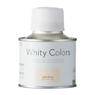 カインズ 室内用塗料 ホワイティカラーズ 刷毛付き ライトベージュ 80ml