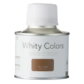 カインズ 室内用塗料 ホワイティカラーズ 刷毛付き モカチャ 80ml