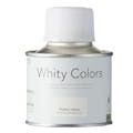 室内用塗料 ホワイティカラーズ 刷毛付き パーフェクトホワイト 80ml