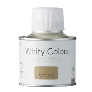 カインズ 室内用塗料 ホワイティカラーズ 刷毛付き アンティークウッド 80ml