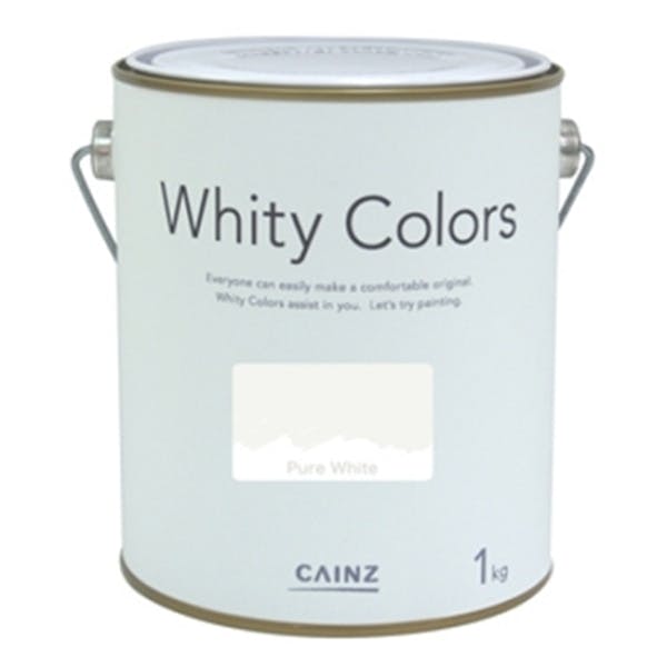 室内用塗料 ホワイティカラーズ ピュアホワイト 1kg ホームセンター通販 カインズ