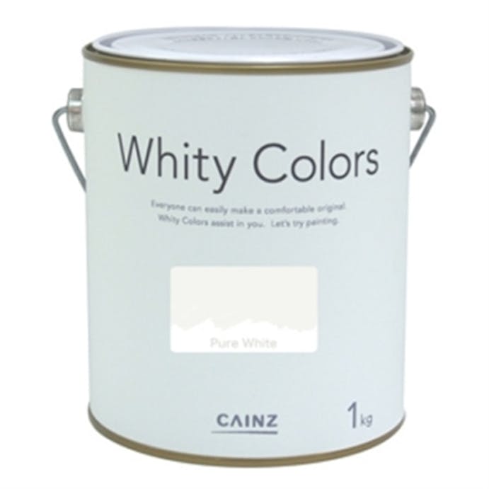 室内用塗料 ホワイティカラーズ ピュアホワイト 1kg