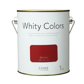 カインズ 室内用塗料 ホワイティカラーズ ガーネット 1kg