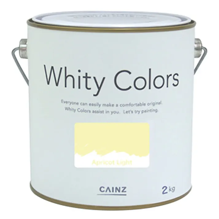 カインズ 室内用塗料 ホワイティカラーズ アプリコットライト 2kg