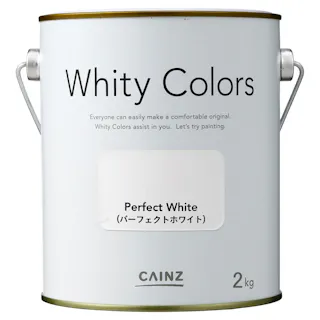カインズ 室内用塗料 ホワイティカラーズ パーフェクトホワイト 2kg
