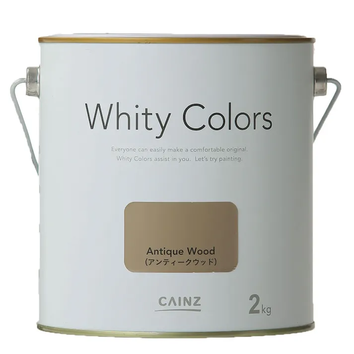 カインズ 室内用塗料 ホワイティカラーズ アンティークウッド 2kg