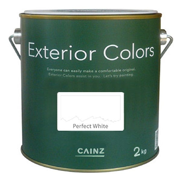 エクステリアカラーズ パーフェクトホワイト 2kg | 塗料（ペンキ 