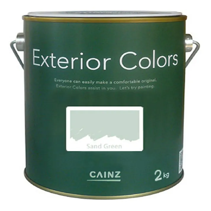 カインズ エクステリアカラーズ サンドグリーン 2kg