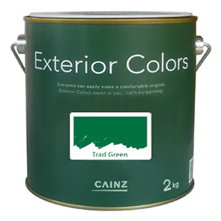 カインズ エクステリアカラーズ トラッドグリーン 2kg