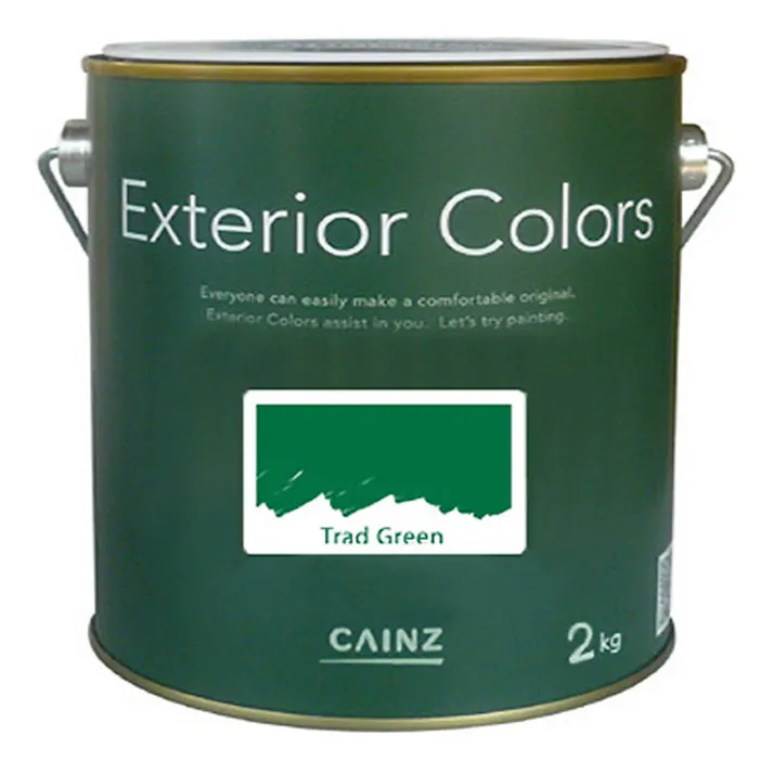 カインズ エクステリアカラーズ トラッドグリーン 2kg