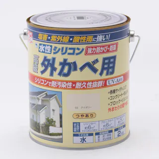 水性シリコン外かべ用 03アイボリー 2kg