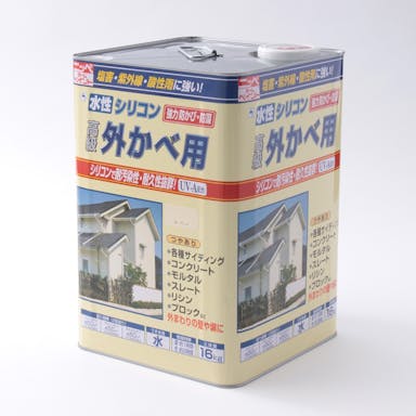 ニッペホームプロダクツ 水性シリコン外かべ用 04クリーム 16kg【別送品】