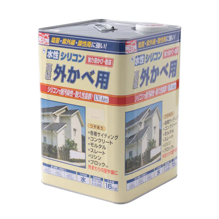 水性シリコン外かべ用 04クリーム 16kg【別送品】