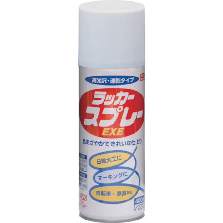 【CAINZ-DASH】ニッペホームプロダクツ ラッカースプレーEXE 400ml ホワイト HSW001-400 4976124264146【別送品】