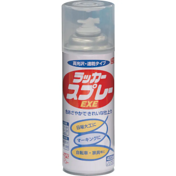 【CAINZ-DASH】ニッペホームプロダクツ ラッカースプレーEXE 400ml 透明クリヤー HSW005-400 4976124264542【別送品】