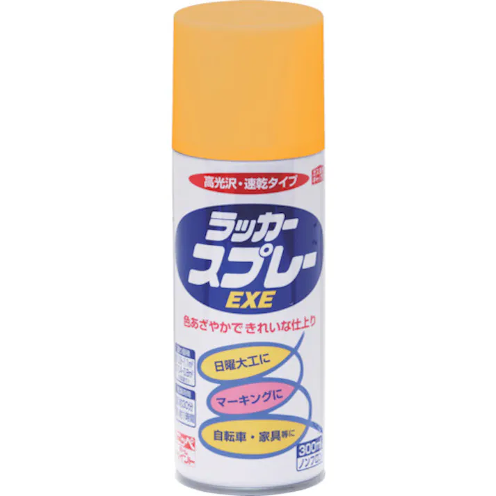 【CAINZ-DASH】ニッペホームプロダクツ ラッカースプレーEXE 300ml イエロー HSW009-300 4976124264931【別送品】