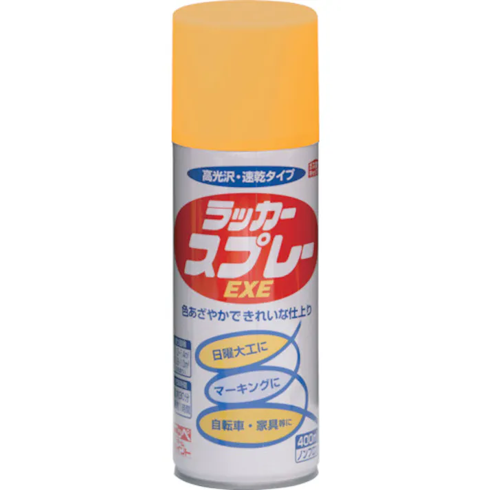 【CAINZ-DASH】ニッペホームプロダクツ ラッカースプレーEXE 400ml イエロー HSW009-400 4976124264948【別送品】