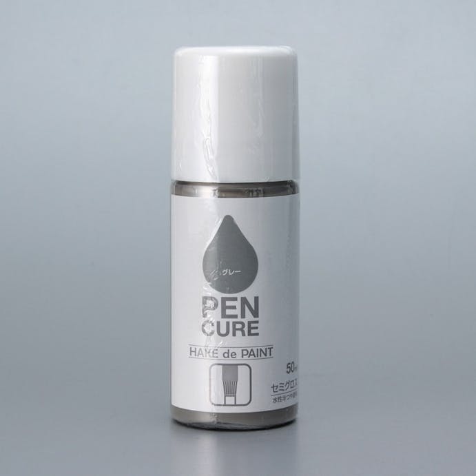 ペンキュア ＨＡＫＥ ｄｅ ＰＡＩＮＴ セミグロス グレー 50ｍｌ