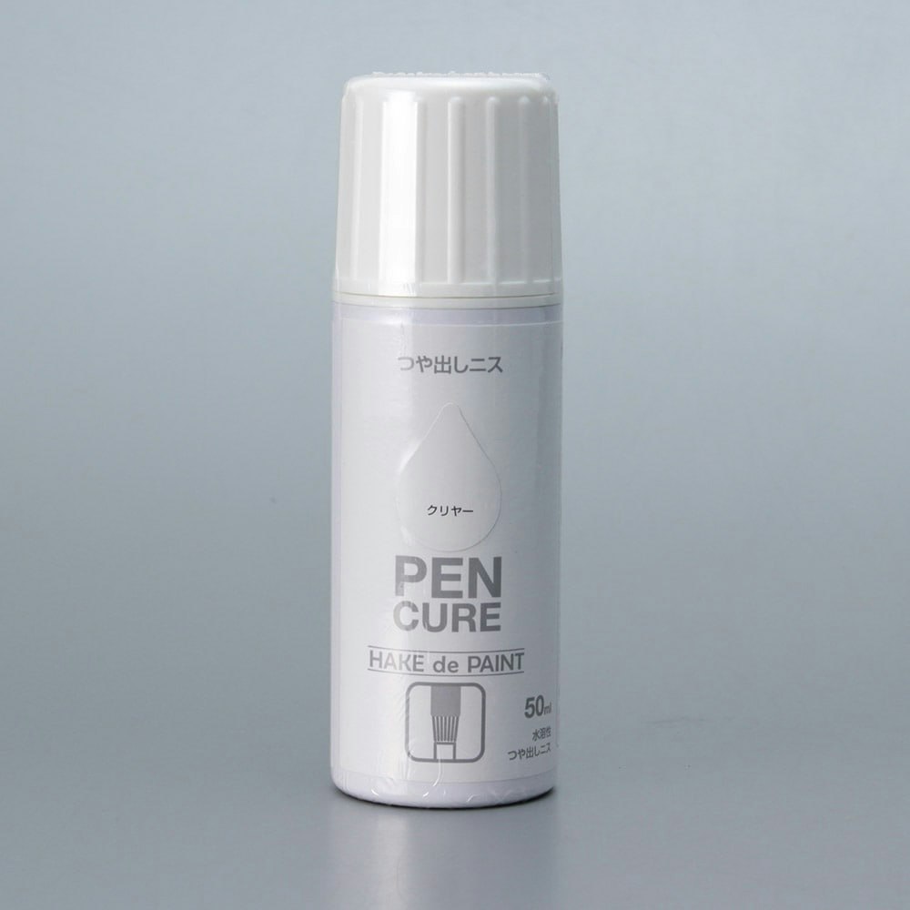 ペンキュア HAKE de PAINT 水溶性つや出しニス クリヤー 50ml｜ホームセンター通販【カインズ】