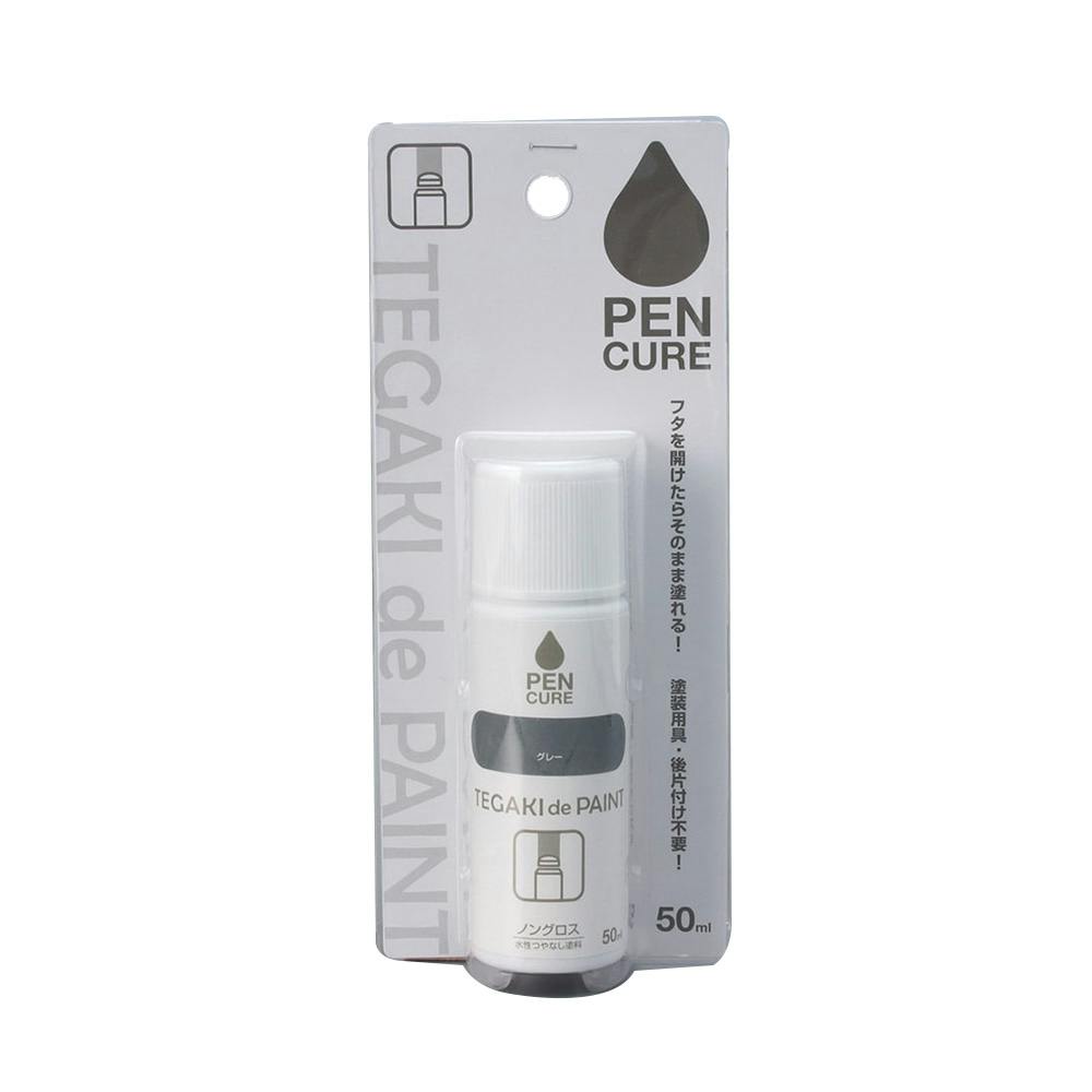 ペンキュア TEGAKI de PAINT グレー 50ml