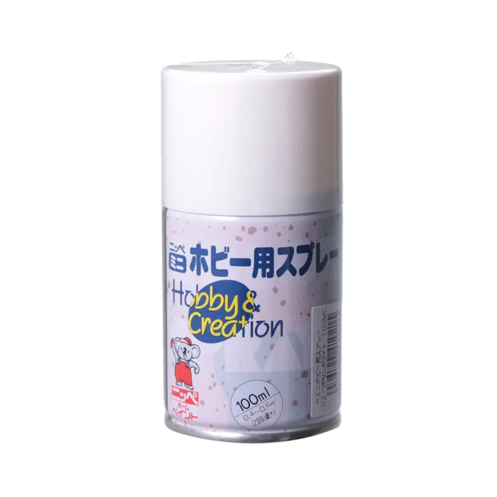 ミニ ホビー用スプレー 02つやなし ホワイト 100ml