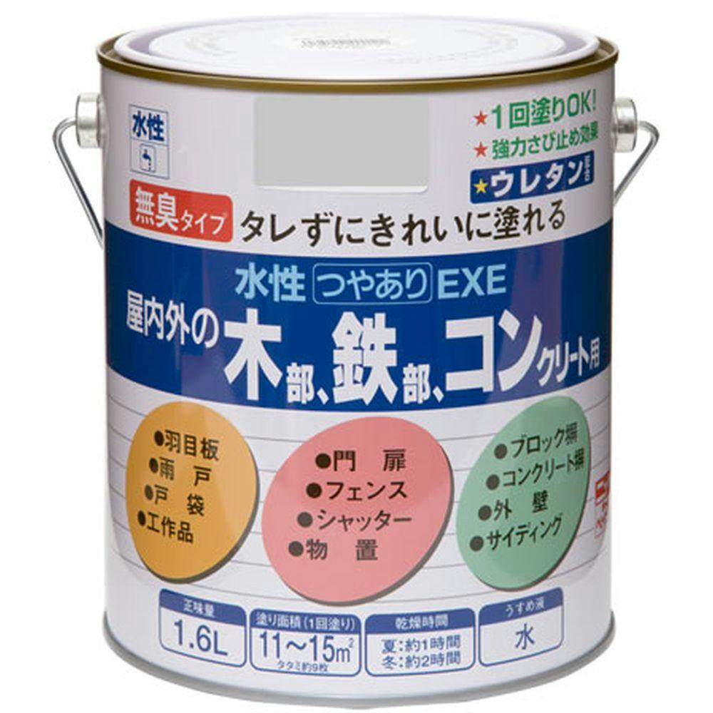 ニッペホームプロダクツ 水性つやありEXE アイボリー 1.6L | 塗料