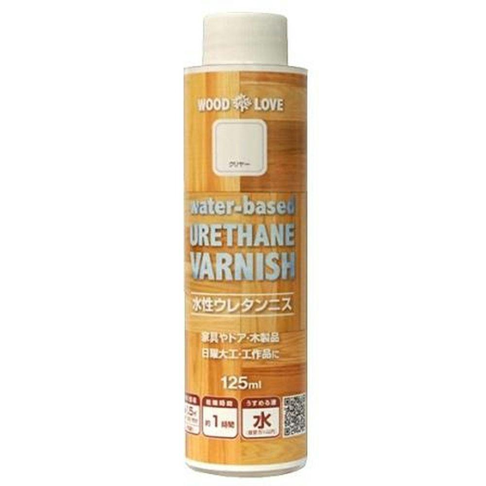 WOOD LOVE 水性ウレタンニス エボニーブラック 125ml ニス WOOD LOVE 水性ウレタンニス エボニーブラック 125ml ニス