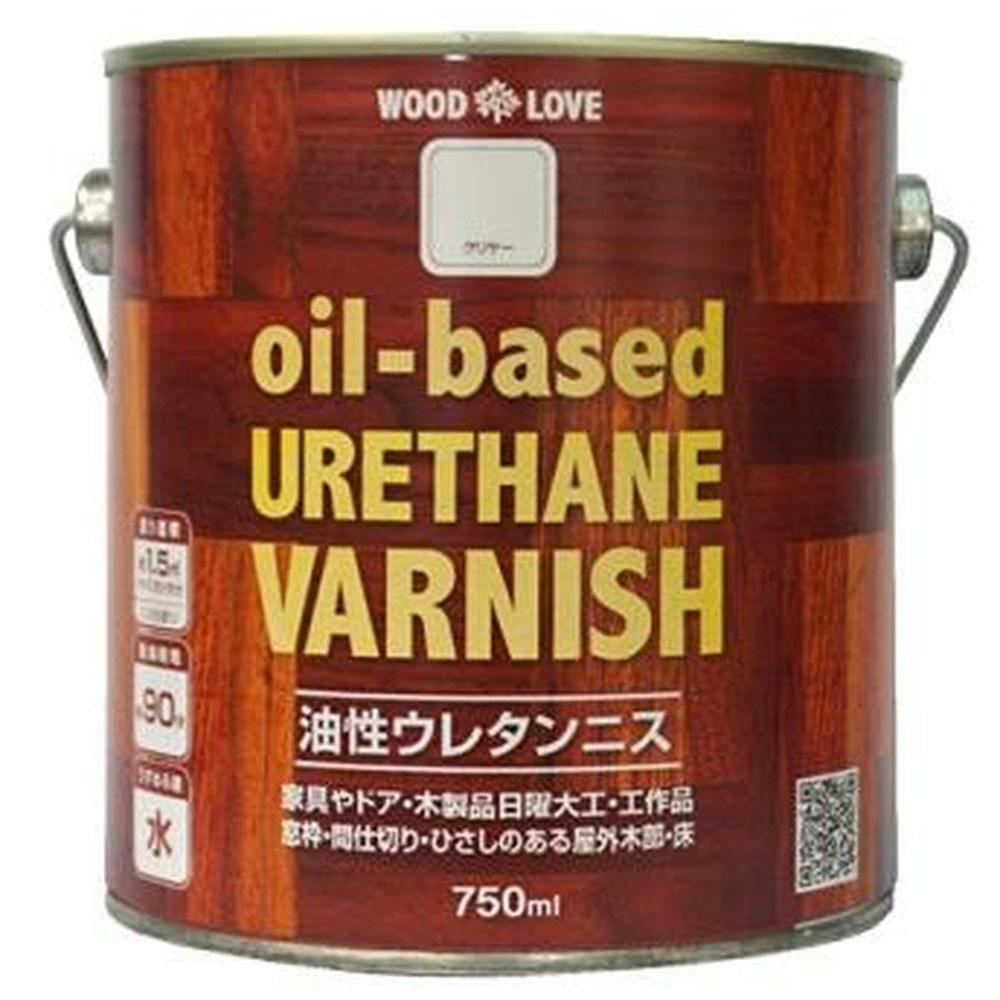 WOOD LOVE 油性ウレタンニス クリヤー 750ml ニス WOOD LOVE 油性ウレタンニス クリヤー 750ml ニス