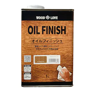WOOD LOVE オイルフィニッシュ ダークウォルナット 1L