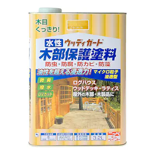 水性ウッディガード 木部保護塗料 メープル 3.2L